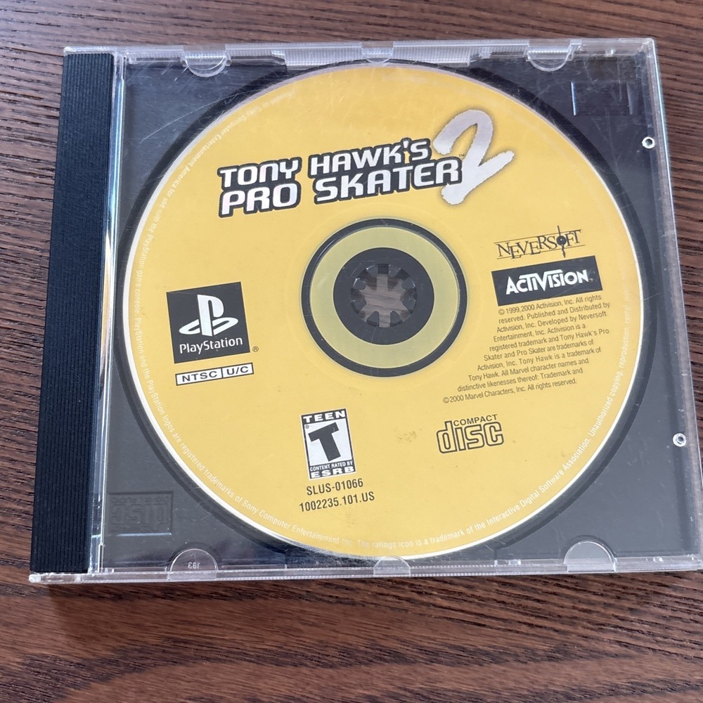 Tony Hawk'S Pro Skater 2 (Sony Playstation 1) - Disc only - TESTED